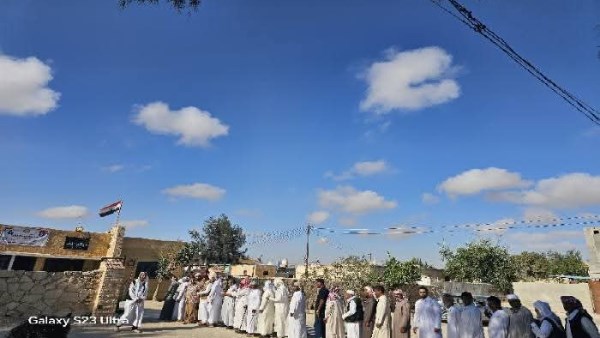 العلمين تشهد إقبالا من المواطنين في انتخابات الشيوخ 2025