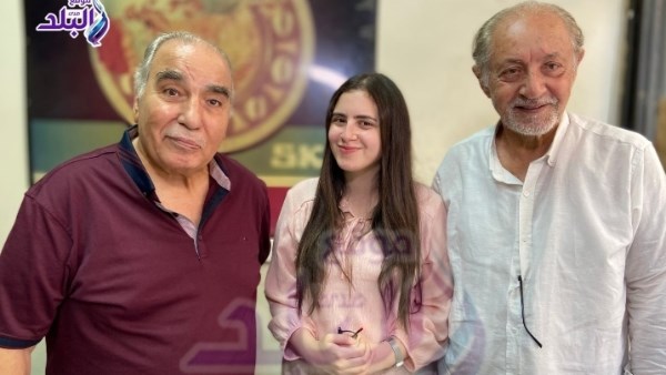 الفنان   عبد العزيز مخيون و الفنان الراحل سيد صادق 