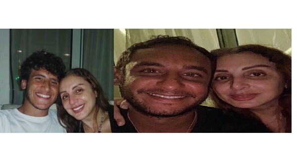 أنغام مع أولادها 