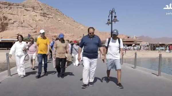 أحمد موسى: أبو العينين اصطحب وفود برلمان الاتحاد من أجل المتوسط في جولة سياحية بشرم الشيخ