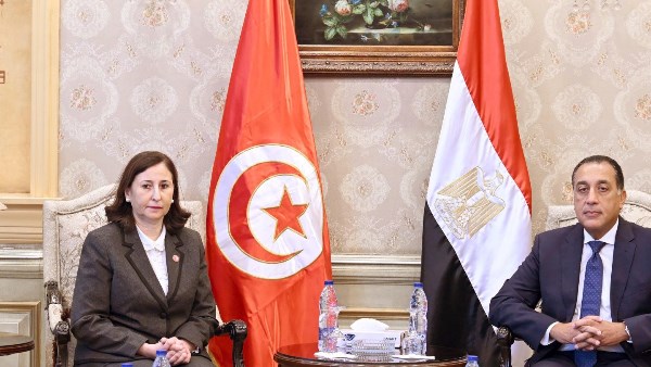 مدبولي ونظيرته التونسية 