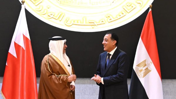 مدبولي وولي العهد البحريني