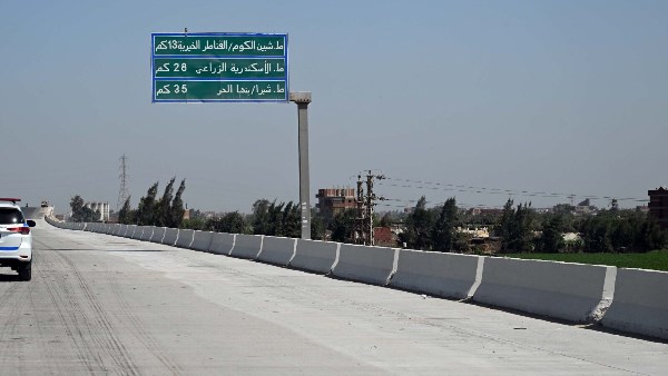 المحور المروري الجديد لمدخل شبين الكوم