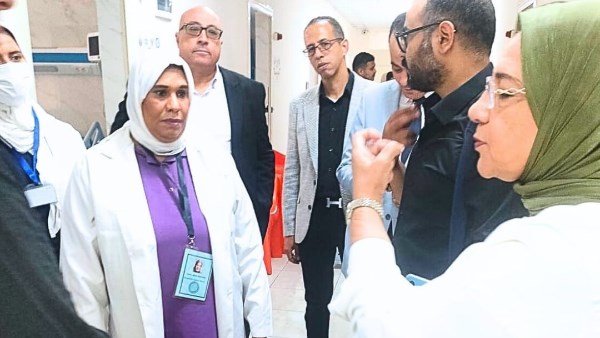 قيادات المؤسسة العلاجية في مرور مفاجئ لدار الولادة والقبطي