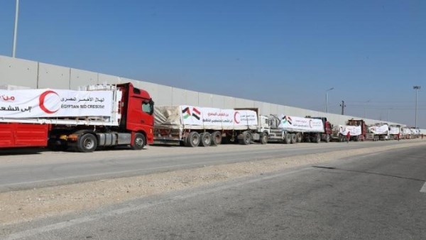 قافلة المساعدات الإنسانية ـ أرشيفية 