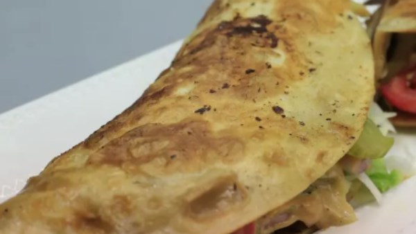 طريقة عمل  برجر التورتيلا