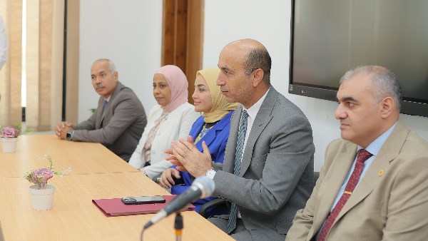 رئيس جامعة دمنهور يستقبل وفد المجلس الأعلى للجامعات