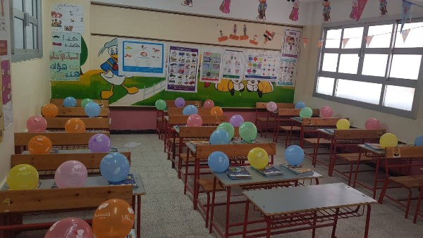 استعدادات بدء العام الدراسي الجديد 