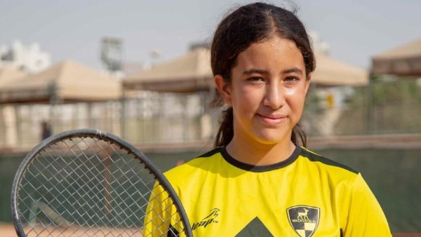 البطلة المصرية لينا فتحي، لاعبة الجمباز