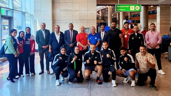 بعثة المنتخب المصري للووشو كونغ فو 