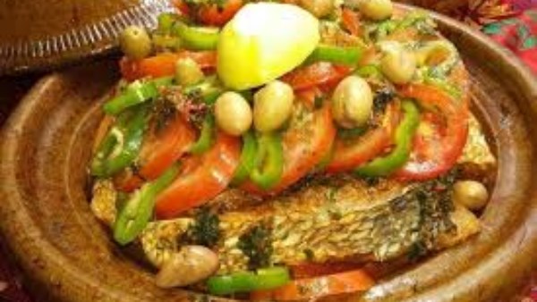 طاجن السمك المغربي 