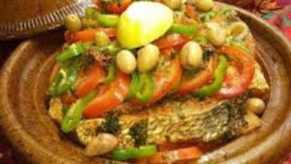 لعمل طاجن السمك المغربي 