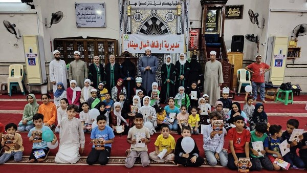 أوقاف شمال سيناء تنظّم حفلا لتكريم حفظة القرآن بمسجد النصر في العريش