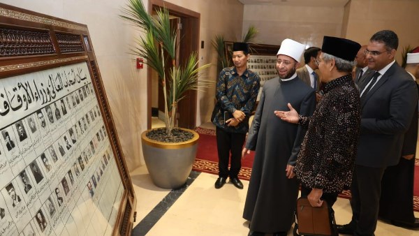 وزير الأوقاف يستقبل رئيس "نهضة العلماء" الإندونيسية لبحث سبل التعاون