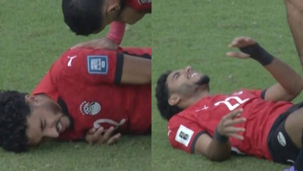 إصابة عمر مرموش مع منتخب مصر 