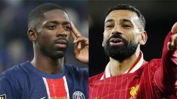 محمد صلاح وعثمان ديمبلي 