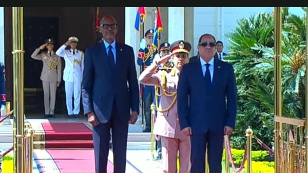 الرئيس السيسي يستقبل نظيره الرواندي