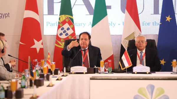  النائب محمد أبو العينين والمستشار حنفي جبالي