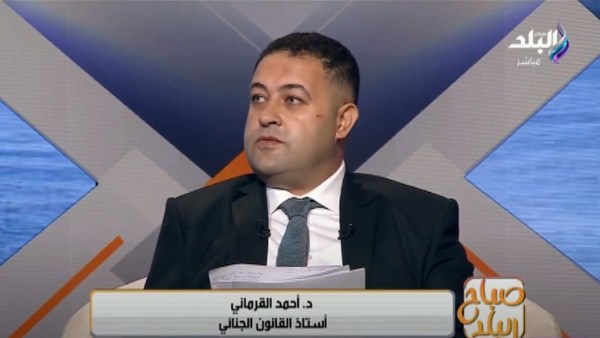 الدكتور أحمد القرماني، أستاذ القانون الجنائي
