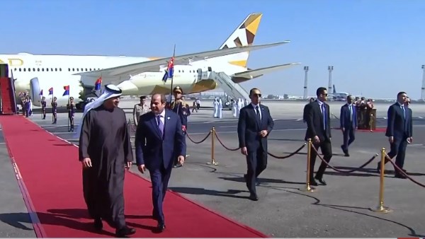 الرئيس عبد الفتاح السيسي والشيخ محمد بن زايد