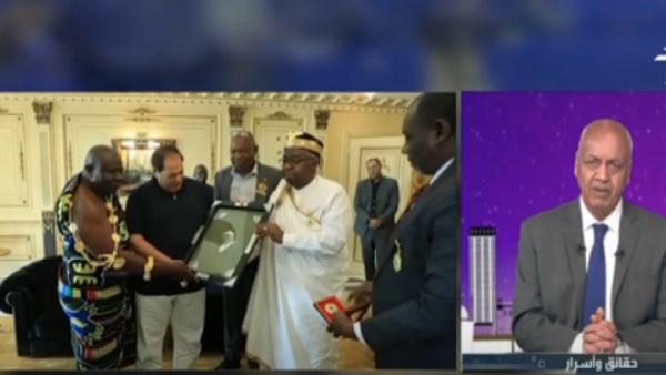 تكريم النائب محمد أبو العينين بوسام أحرار إفريقيا