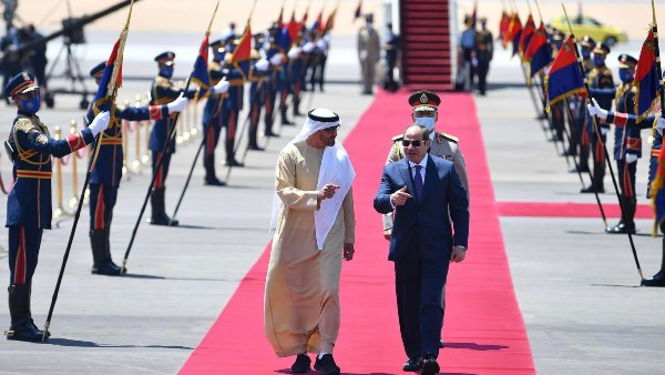 السيسي ومحمد بن زايد 
