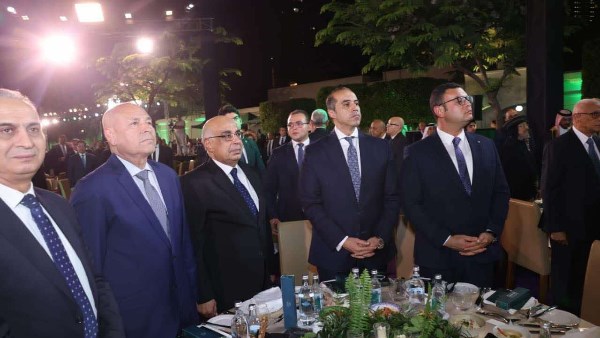 وزير الشؤون النيابية  يحضر احتفال السفارة السعودية باليوم الوطني السعودي الـ ٩٥