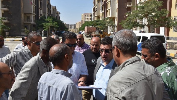 جانب من جولة رئيس جهاز مدينة القاهرة الجديدة 