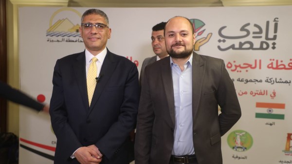المهندس عادل النجار محافظ الجيزة ومدير مكتب صدى البلد بالجيزة