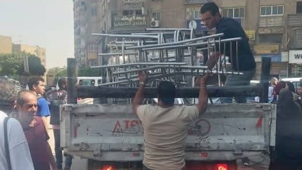 غلق وتشميع 3 محال وورش مخالفة ورفع 900 حالة إشغال بالجيزة