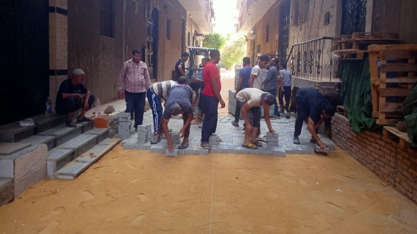 رصف وتطوير الشوارع