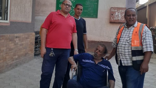 إنقاذ مسن في المنوفية 