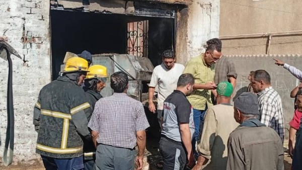 السيطرة علي حريق مخبز في المنوفية 