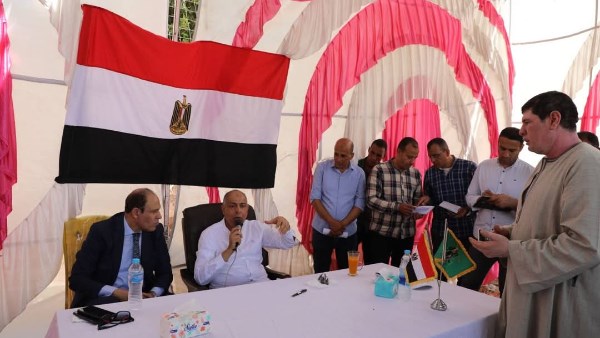 محافظ المنيا خلال الجوله 