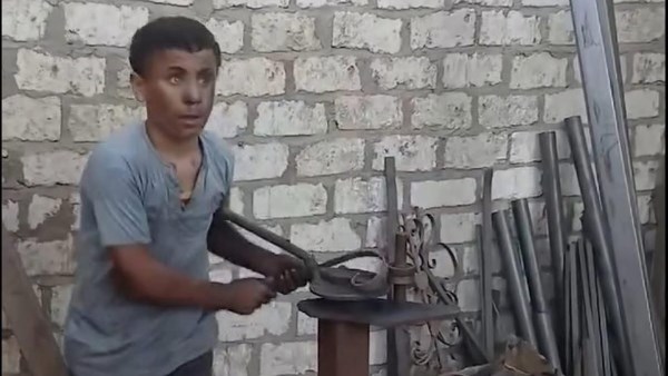الشاب الكفيف شنودة 