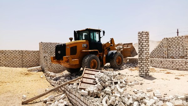 إزالة التعديات بأسيوط 