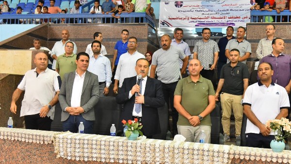 محافظ أسيوط يشهد ختام الأنشطة الرياضية ويكرم 320 لاعبًا ولاعبة من أبطال المسابقات