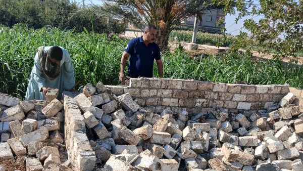 إزالة التعديات بأسيوط 