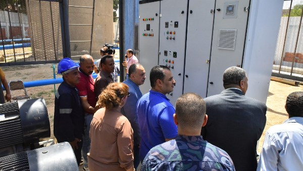 محافظ أسيوط يطلق تشغيل 3 بوسترات رفع مياه بمحطة البداري المرشحة