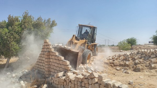 إزالة التعديات بأسيوط 