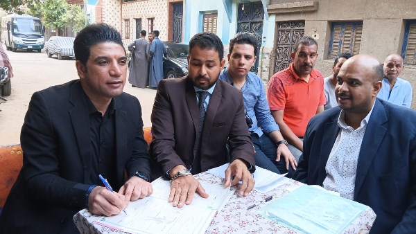 جانب من عقد القران بسوهاج