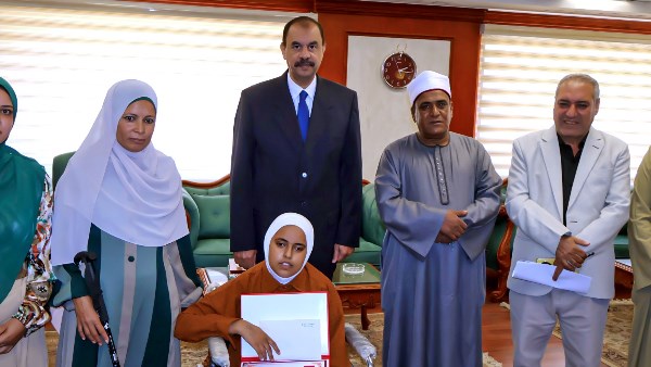 جانب من التكريم بمحافظة سوهاج