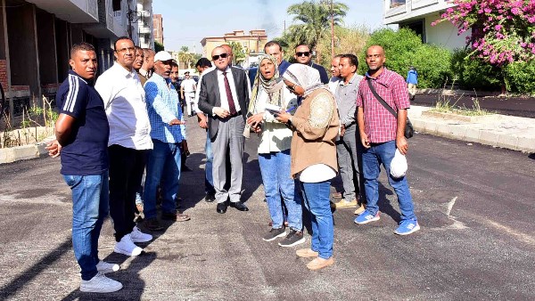 محافظ الأقصر يتفقد أعمال الرصف والتجميل بحوض 18 وعدد من شوارع المدينة الحيوية
