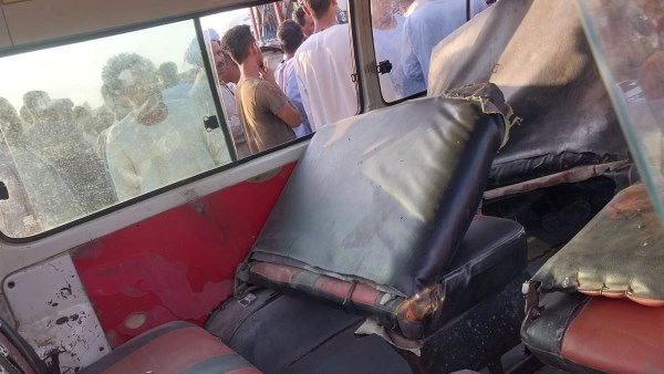 الصور الأولى لحادث طريق إدفو / مرسى علم