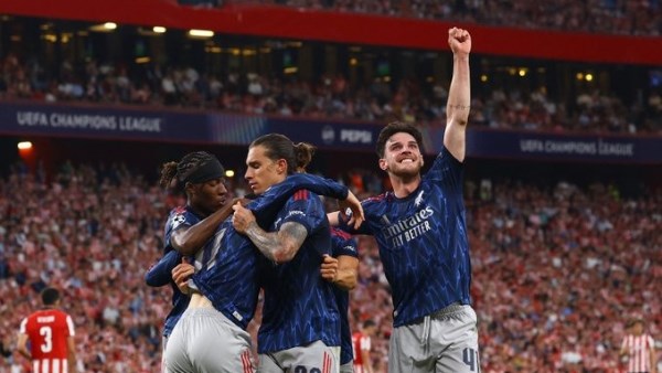 آرسنال يهزم أتلتيك بلباو 2-0 في دوري أبطال أوروبا