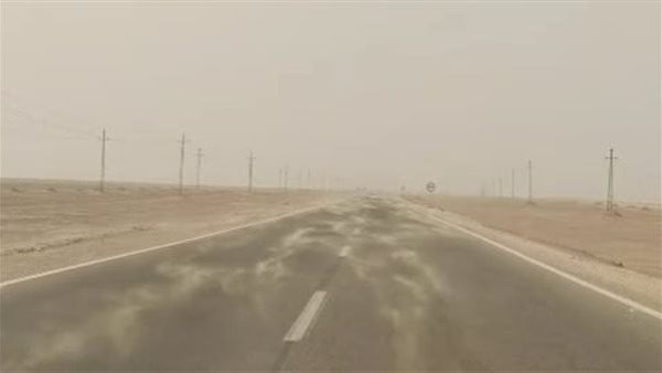 عواصف ترابية تضرب مناطق متفرقة في الوادي الجديد