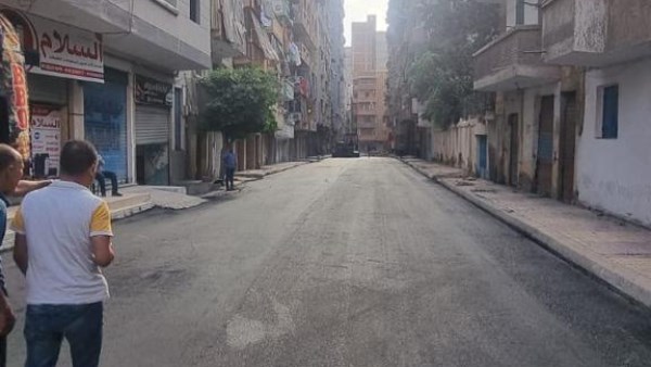 رفع كفاءة الطرق بالإسكندرية
