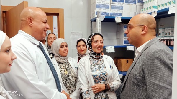 زيارة لمستشفى صلاح العوضي