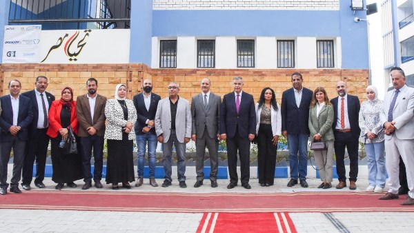 محافظ الإسكندرية يفتتح مدرسة أحمد شيبوب