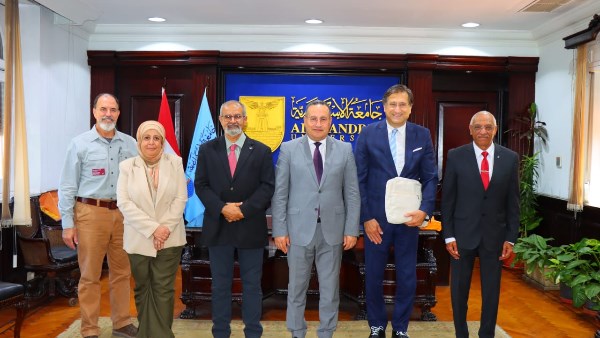 وفد جامعة فرجينيا تك الأمريكية يزور جامعة الإسكندرية